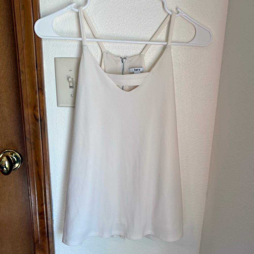 Bar III Cream Camisole Top